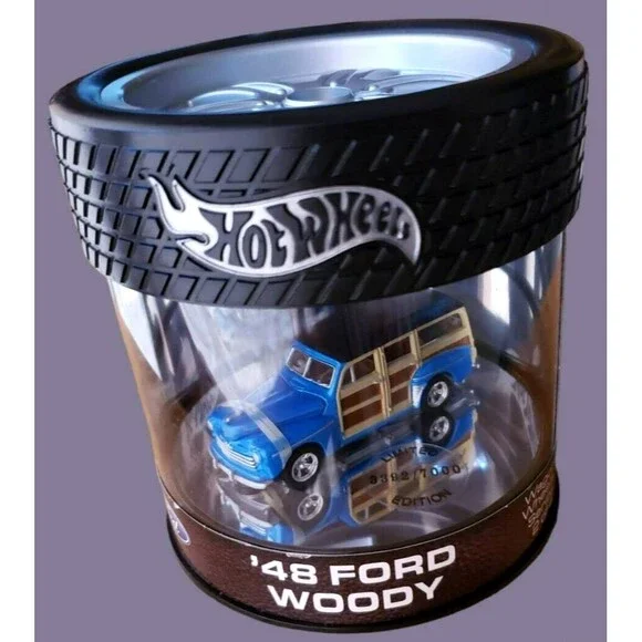 2005 SHOWCASE HOT WHEELS: WAGON WHEELS SERIES #2/4 '48 FORD WOODY Metallic Blue - Picture 6 of 16